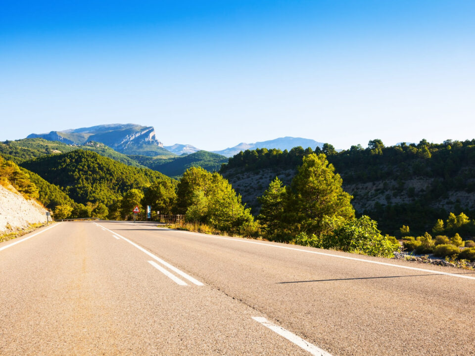 Routre entre l'espagne et la france