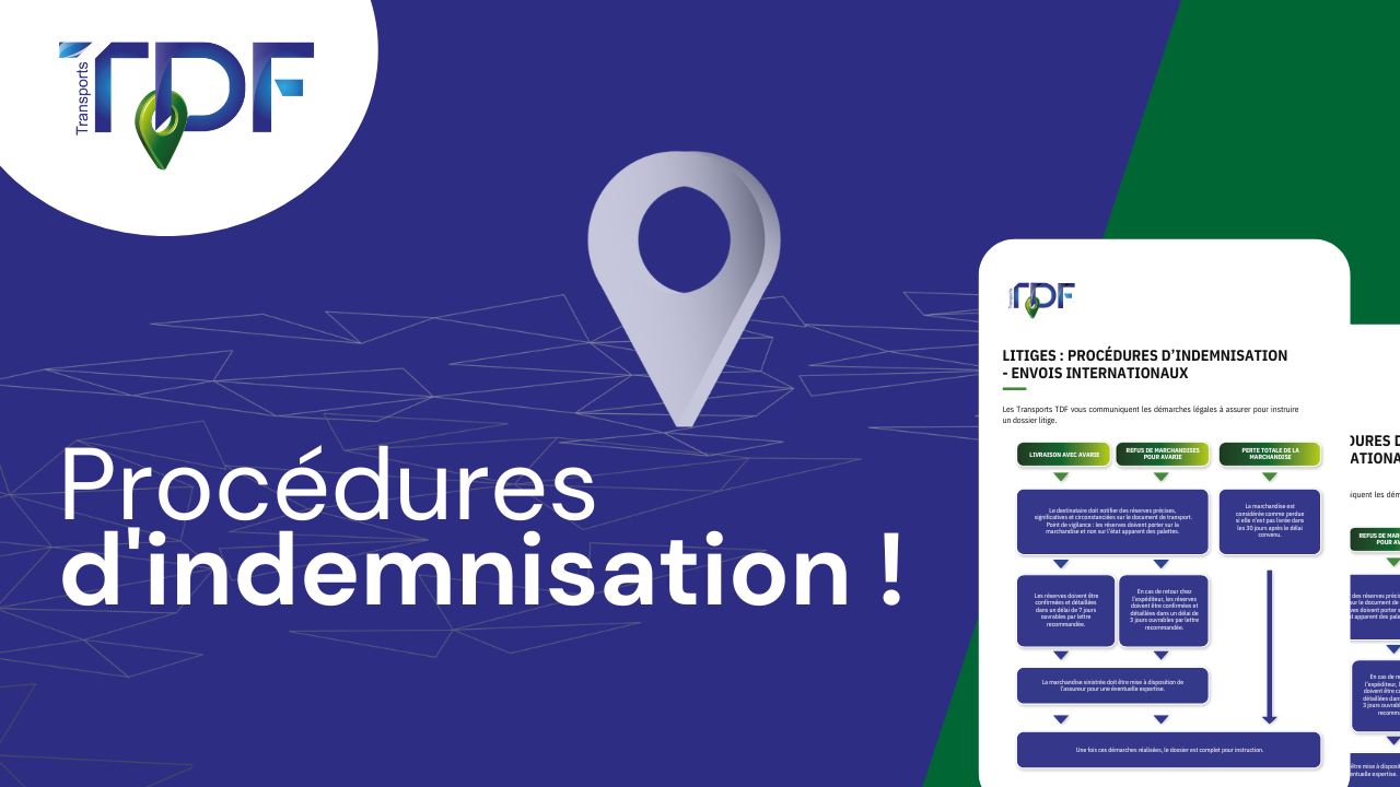 Procédures d'indemnisation